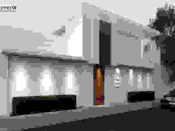 arquitecto9.com Minimalist houses Concrete White
