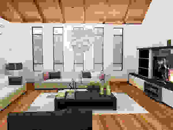 SANT1AGO arquitectura y diseño Minimalist living room White