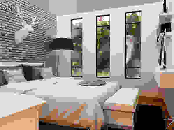 SANT1AGO arquitectura y diseño Modern style bedroom White