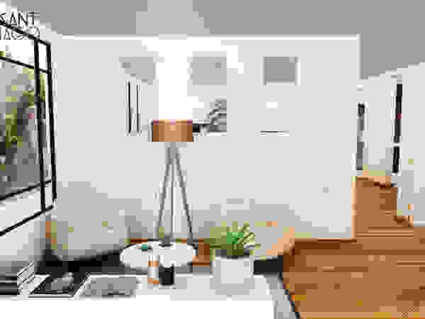 SANT1AGO arquitectura y diseño Minimalist living room White