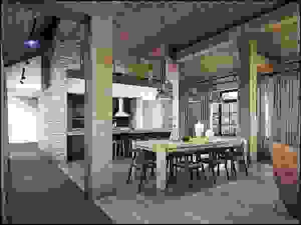 COSMO Light Industrial style dining room