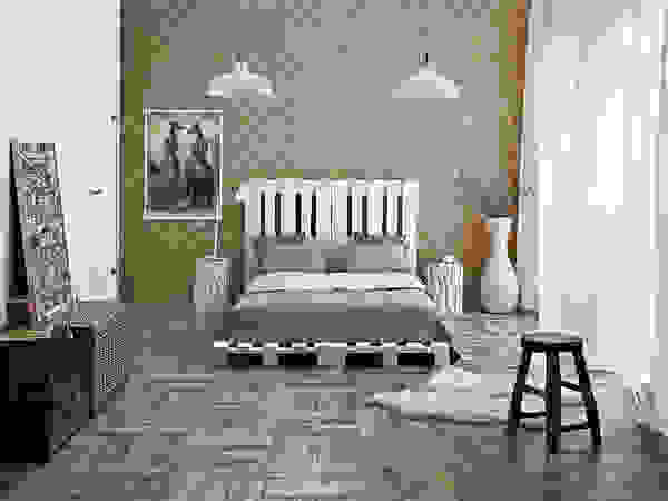 Parisian style Pixers Спальня Бежевий