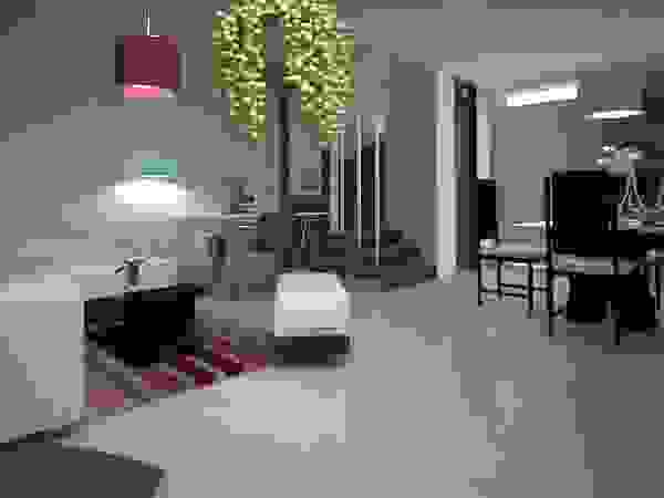 EcoDESING S.A.S DISEÑO DE ESPACIOS CON INGENIO Modern Living Room Ceramic Grey