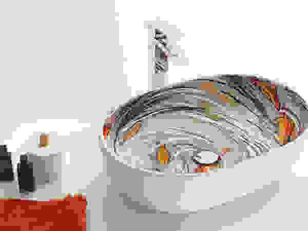 BATHCO BathroomSinks Porcelain White