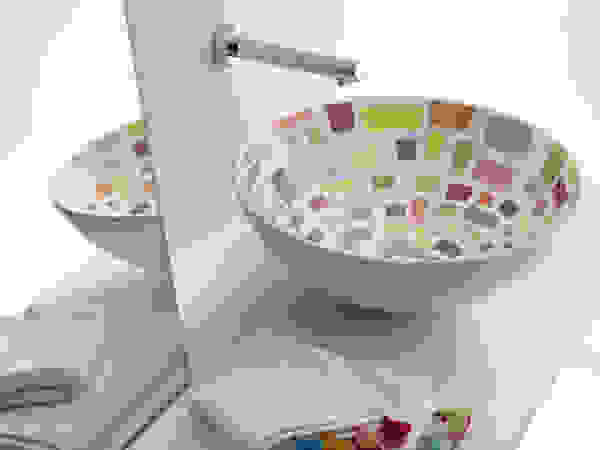 BATHCO BathroomSinks Porcelain White