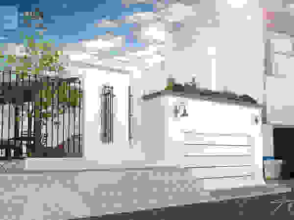 SANT1AGO arquitectura y diseño Minimalist houses Bricks White
