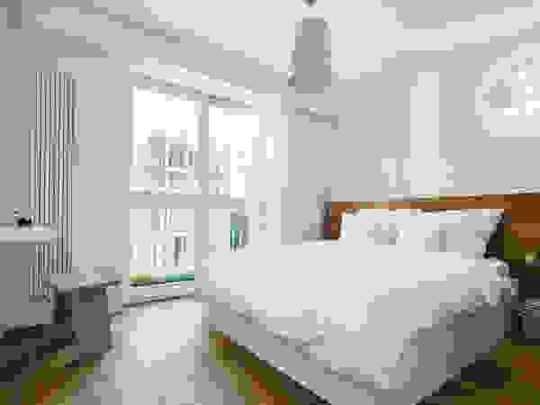Girl and the cat BLACKHAUS Modern Bedroom Wood White