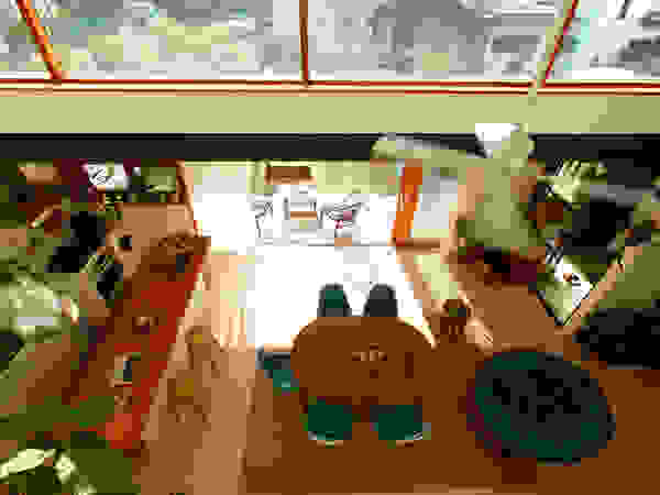すわ製作所 Sala da pranzo eclettica