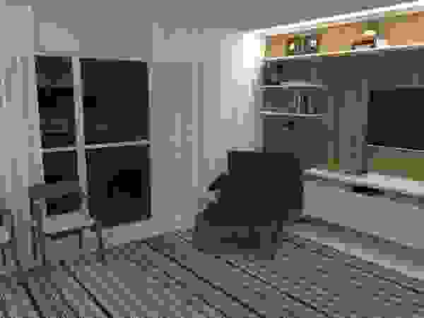 Carolina Mendonça Projetos de Arquitetura e Interiores LTDA Modern Living Room