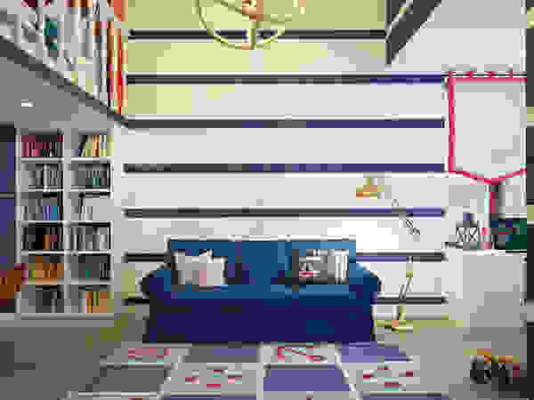 townhouse in modern style Rubleva Design Modern Kid's Room