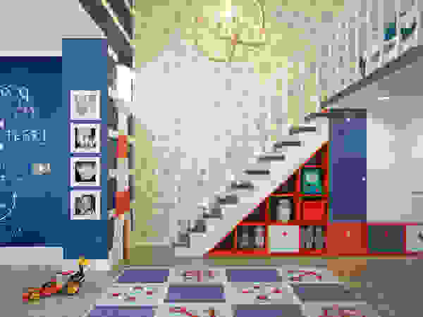 townhouse in modern style Rubleva Design Modern Kid's Room