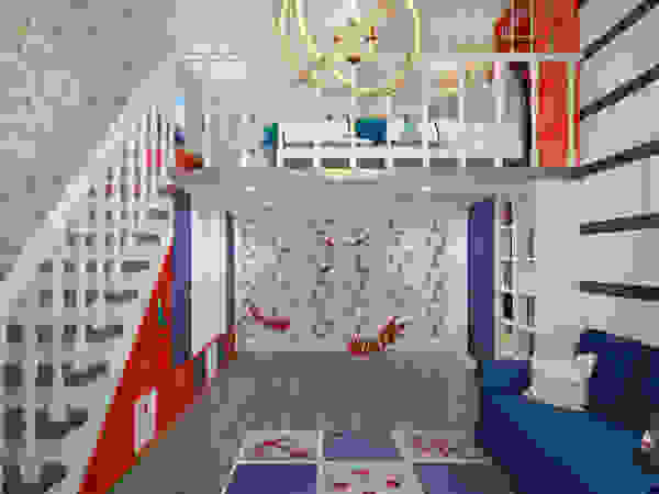 townhouse in modern style Rubleva Design Modern Kid's Room