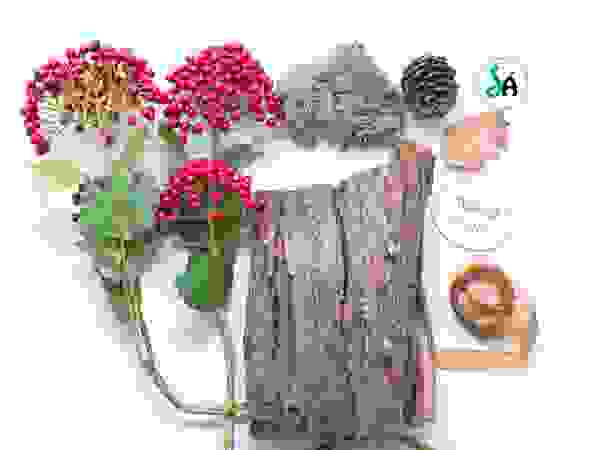 Kit de decoração de mesa casca Sublim Ambiente Sala de estarAcessórios e Decoração Madeira Acabamento em madeira