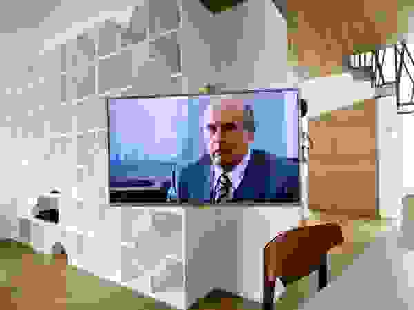 3rdskin architecture gmbh SoggiornoSupporti TV & Pareti Attrezzate