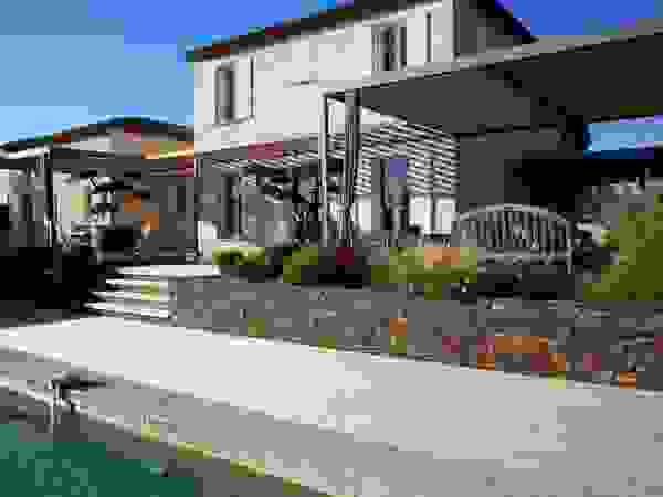 CONCEPTUELLES PAYSAGE ET DECORATION Modern Terrace