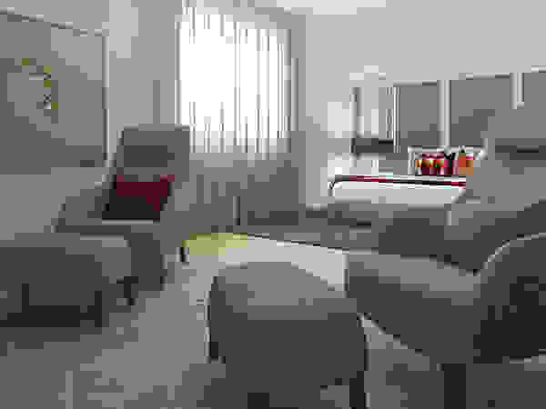 Quarto e sala de estar Inside Home Unipessoal LDA. Quartos modernos Multicolor