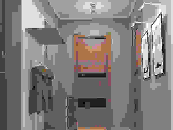 needsomespace Modern corridor, hallway & stairs