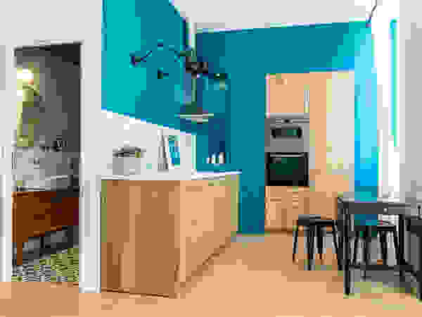 Insides Кухня Дерево Синій