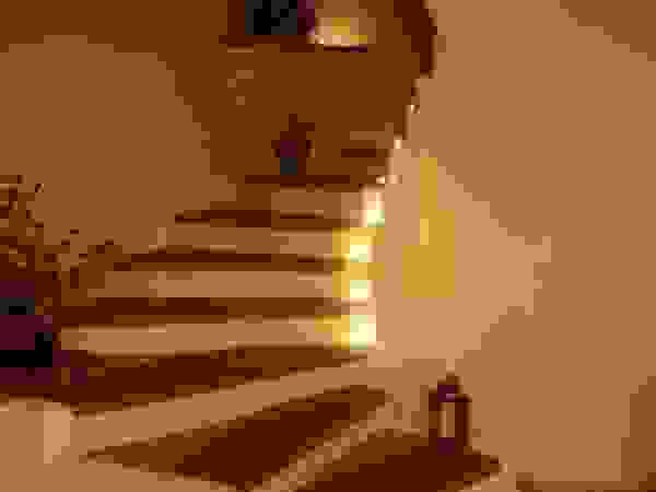 CASA Santa Barbara Mediterranean corridor, hallway & stairs Bricks