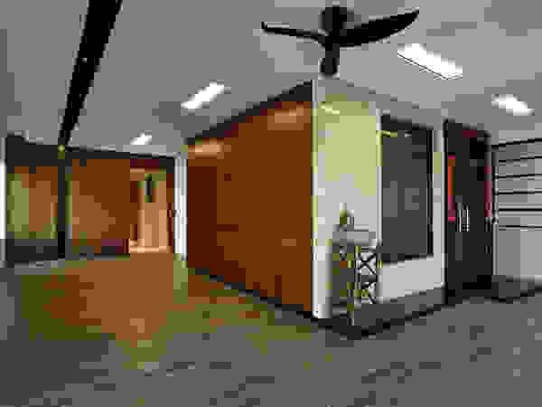 信美室內裝修 Modern Houses Wood Wood effect