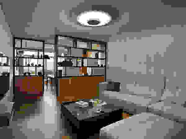 信美室內裝修 Modern Living Room White