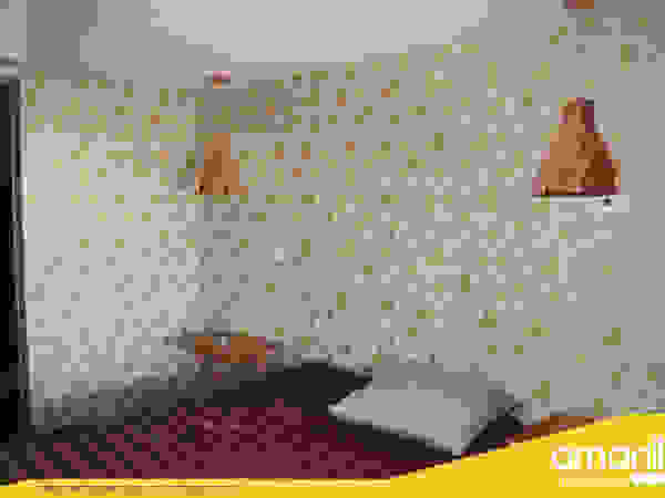 Amarillo Interiorismo Walls & flooringWall tattoos Amber/Gold
