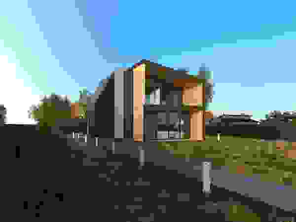 Grynevich Architects Будинки Дерево Чорний