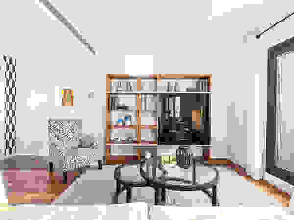 Espacios y Luz Fotografía Scandinavian style living room Engineered Wood White