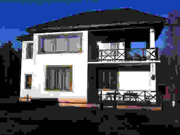 Техно-сруб Casas minimalistas