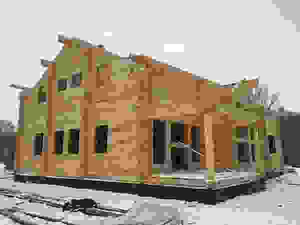 Техно-сруб Classic style houses Wood