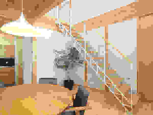 木と鉄骨階段の家 Homify 木と鉄骨階段の家 Homify