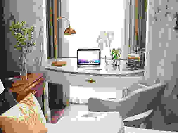IK-architects Eclectic style bedroom