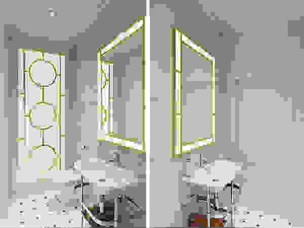 IK-architects Eclectic style bathroom