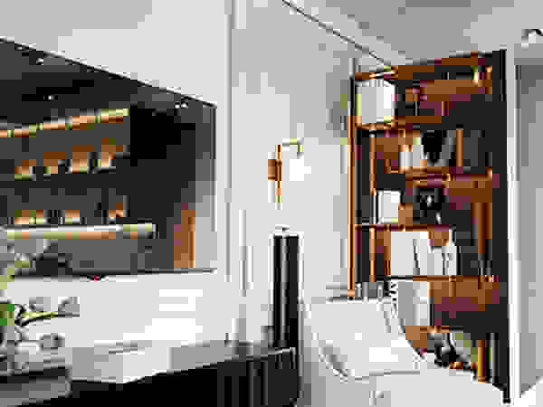 IK-architects Eclectic style living room