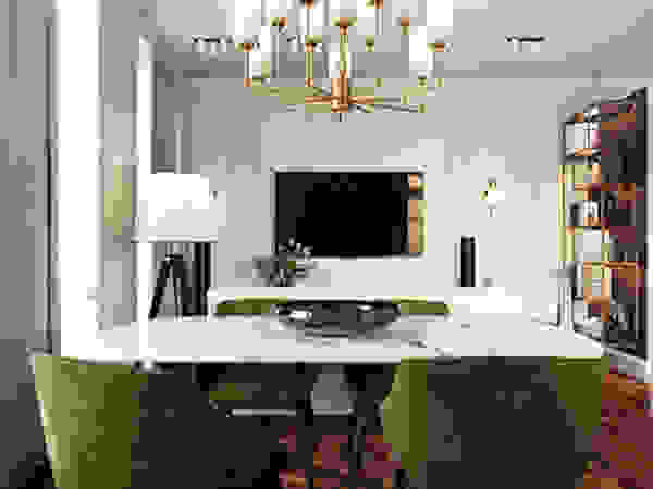 IK-architects Eclectic style living room