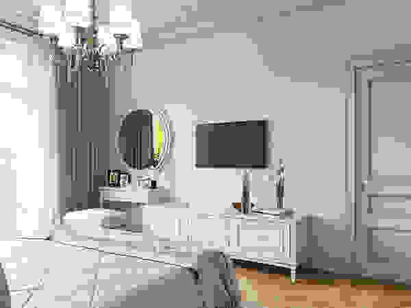 IK-architects Classic style bedroom