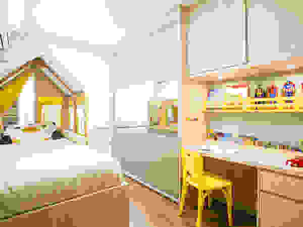 APARTAMENTO CENTRO II Join Arquitetura e Interiores Quarto infantil rústico