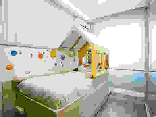 APARTAMENTO CENTRO II Join Arquitetura e Interiores Quarto infantil rústico