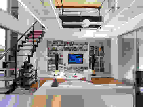 コト Living roomStorage Wood White