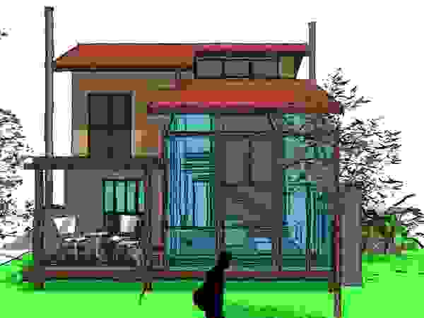 A+R arquitetura Single family home Bricks Beige