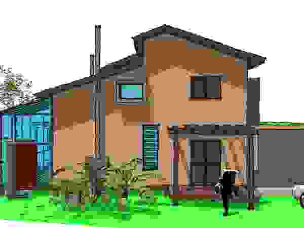 A+R arquitetura Single family home Bricks Beige