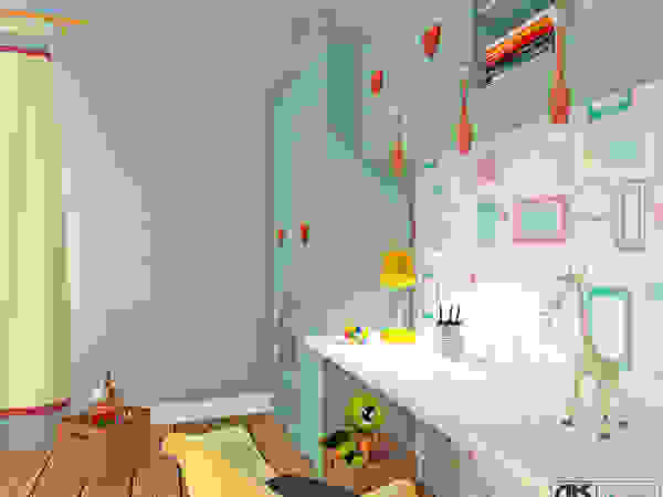 дизайнер Алина Куракова Girls Bedroom Multicolored