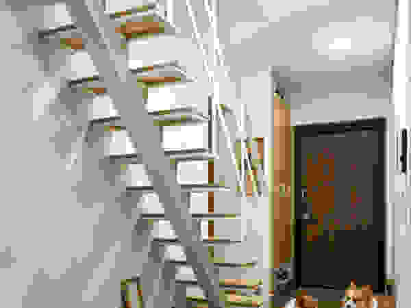 (주)유타건축사사무소 Modern Corridor, Hallway and Staircase