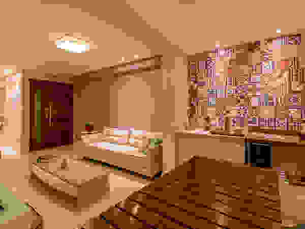 DM ARQUITETURA E ENGENHARIA Rustieke woonkamers Hout Grijs