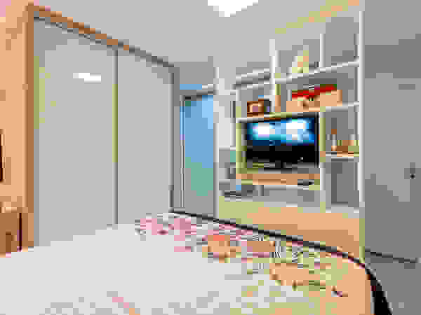 DM ARQUITETURA E ENGENHARIA Eclectische kleedkamers MDF Wit