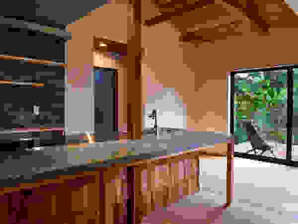 tai_tai STUDIO Кухня в рустикальном стиле Плитка Синий