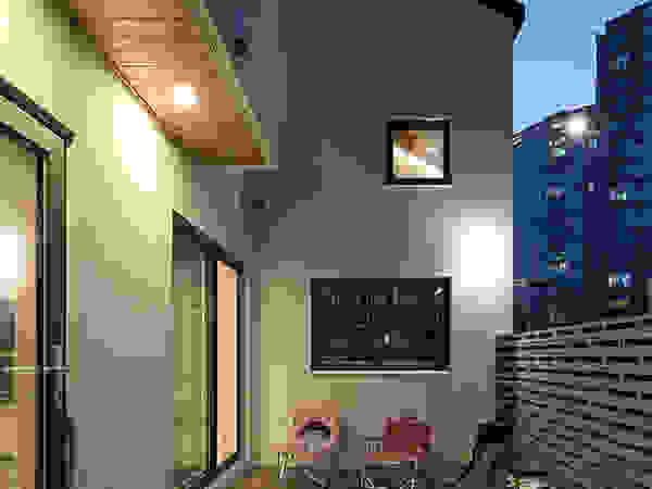 소하 건축사사무소 SoHAA Modern balcony, veranda & terrace