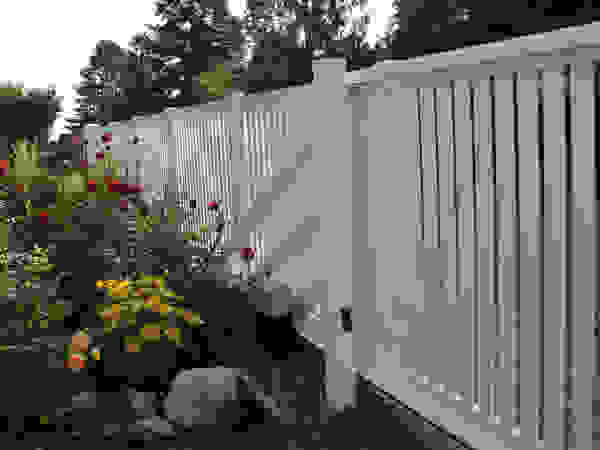Nordzaun Taman Modern Aluminium/Seng White