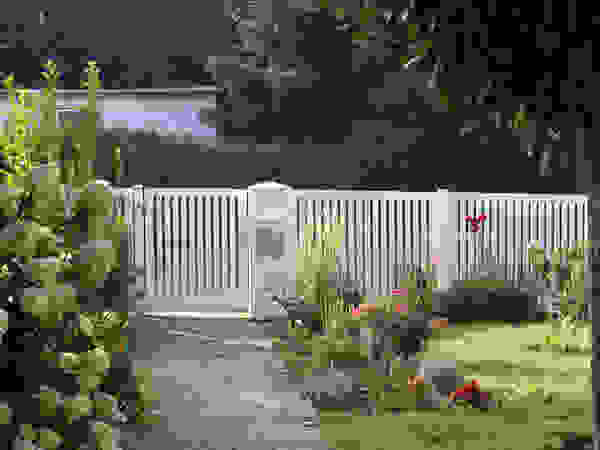 Nordzaun Halaman depan Aluminium/Seng White