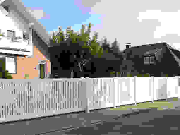 Nordzaun Halaman depan Aluminium/Seng White